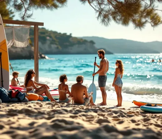 Activités nautiques en famille Côte d'Azur