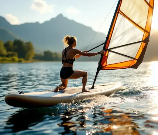 Paddle à voile