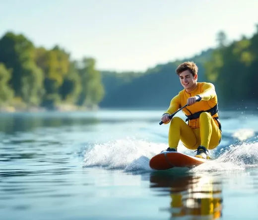 Ski nautique débutant